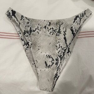 Skatie “Kelly” Snakeskin Bikini Bottom
